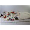 Image 1 : Bunny Baby Blanket - (2) Curtain Panels (65'L x 32"W) (2) Matching Pieces of Fabric