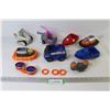 Image 1 : (7) Plastic Toy Boats & Cars w/2 Remotes