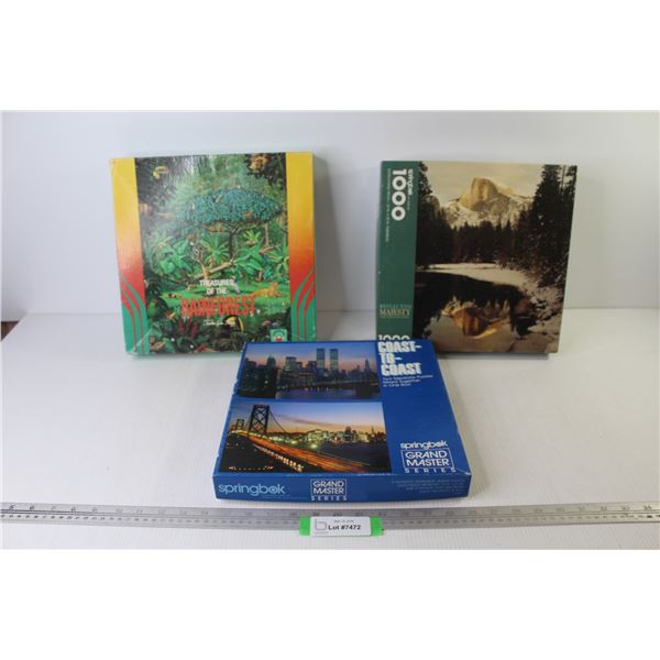2 in 1 Box 350 Piece Puzzles - 1000 Piece Puzzle - 300 Piece Puzzle