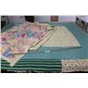 Image 1 : (2) Older Patchwork Quilts (67" x 80" - 50" x 80") (both worn & Torn)