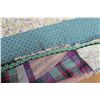 Image 4 : (2) Older Patchwork Quilts (67" x 80" - 50" x 80") (both worn & Torn)