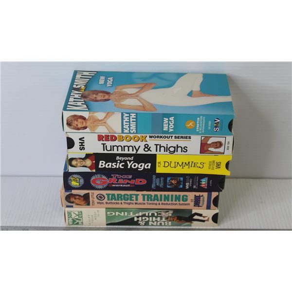 (6) Exercise Videos - Yoga - Tummy & Thighs - Workout - Sculpting