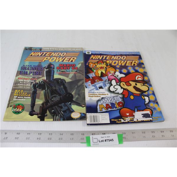 (2) Nintendo Power Magazines