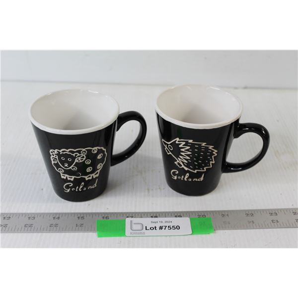 (2) Gotland Coffee Mugs