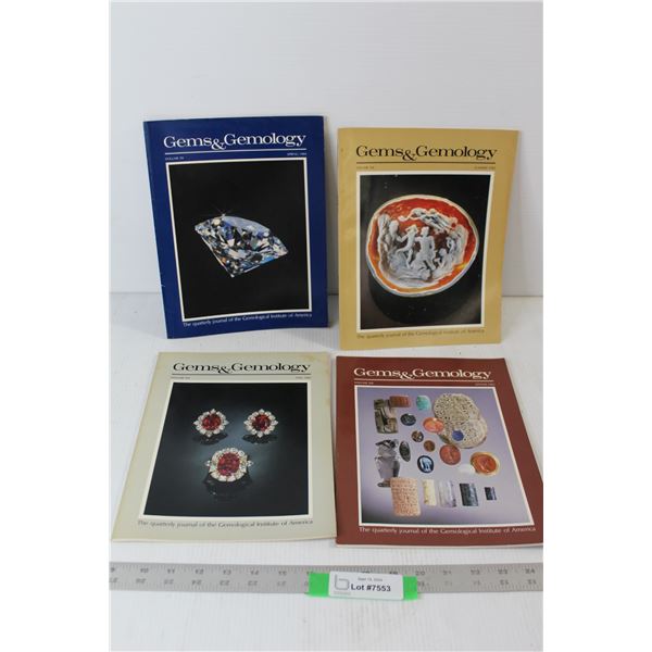 (4) Gems and Gemology Magazines - 1983 and 1984