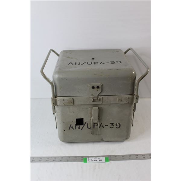 Grey Aluminum Box With Removable Lid - 12" x 12" x 12"