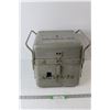 Image 1 : Grey Aluminum Box With Removable Lid - 12" x 12" x 12"