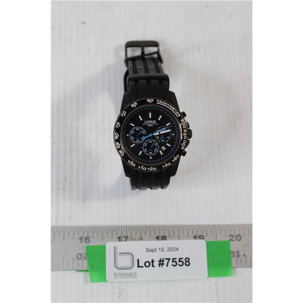 Lorus Chronograph Watch - Consignor Says Working