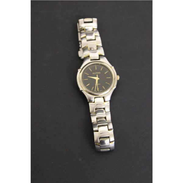 Alpine Quartz Watch - Consignor Says Working