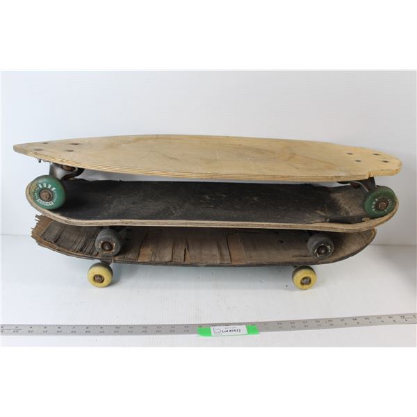 (3) Skateboards - For Parts Or Repair