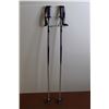 Image 1 : Purple Komperdell Ski Poles Alloy - 49" Tall