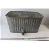 Image 1 : Beaty Galvanized Wash Tub With Added Tap
