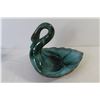 Image 2 : Glass Art Dish - BMP Style Swan Dish