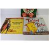 Image 5 : (4) Vinyl Records - Care Bears - Tubby The Tuba - Family Band - Treasure Island - Christmas w/The Su