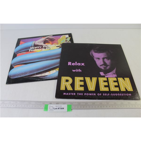 (2) Vinyl Records - Monty Python's Previous Record - Relax w/Reveen