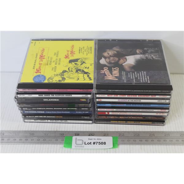 (16) CDs - The Mombo Kings - Pretty Woman - Gary Oldman - Cats - Classics - West Side Story - Oklaho