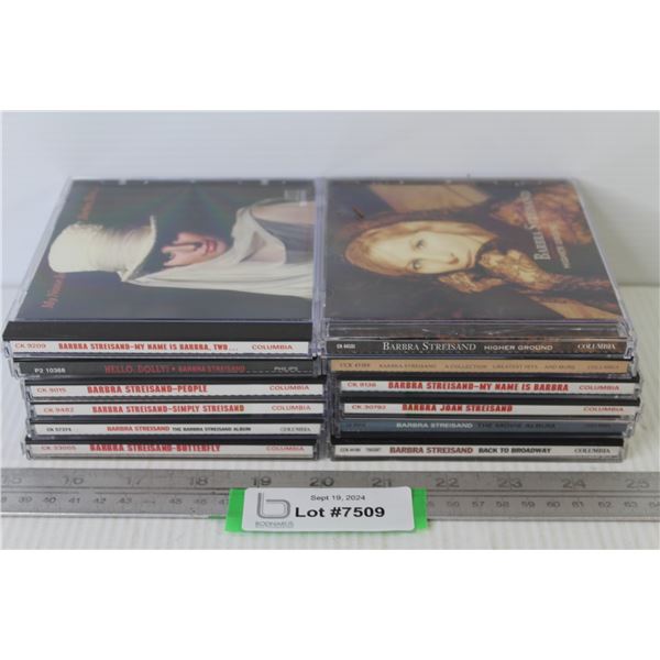 (12) Barbra Streisand CDs