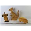 Image 1 : (3) Wooden Animal Puzzles