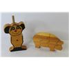 Image 3 : (3) Wooden Animal Puzzles