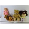 Image 1 : Cabbage Patch Doll - (3) Stuffed Animals - Rubber Doll