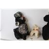 Image 4 : (3) Vintage Stuffed Poodles