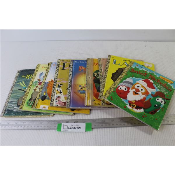 (9) Vintage Little Golden Story Books