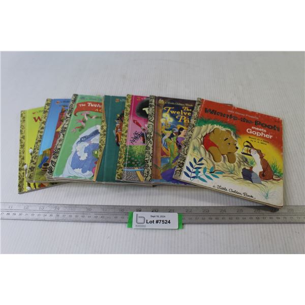 (8) Vintage Little Golden Story Books
