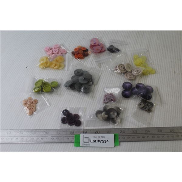 Assorted Buttons - Assorted Colors