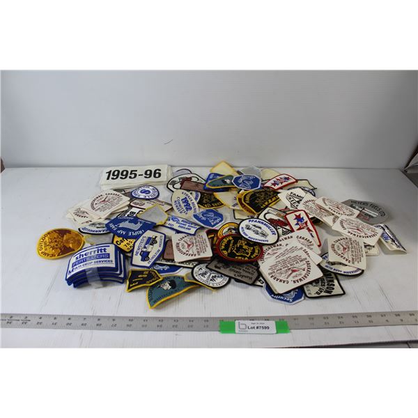 Assorted Patches - Sherritt, Camp Outlook, Newsted's, Melville, 5Star Steel