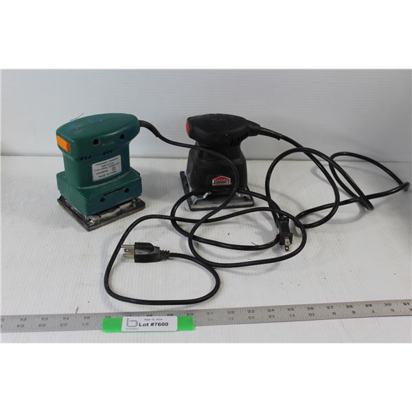 Jobmate Hand Power Sander, Finishing Sander - Both Tested Works