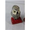 Image 2 : (4) Knowledge Ceramic Owl Decorations