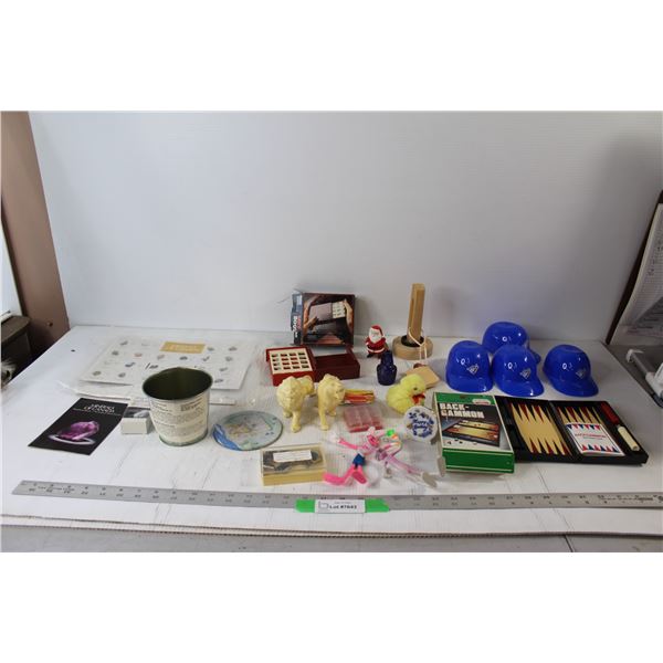 Miniature Back-Gammon, Mini Boggle, Mini Blue Jays Hats, Minerals Of Canada, Misc.