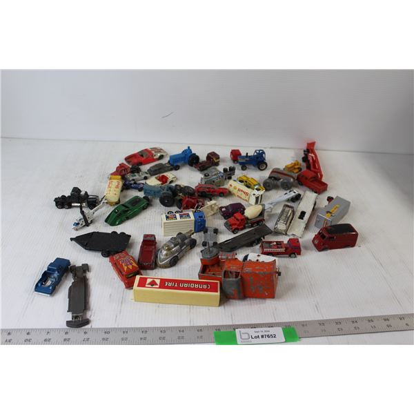 Assorted Toy Cars And Die Cast Cars and Tractors