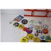 Image 5 : Assorted Button Pins, Coleman Lamp Chimneys, Extension Cord Holder