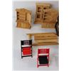 Image 2 : (12) Doll Furniture - Closets, Shelves, Chairs, Benches