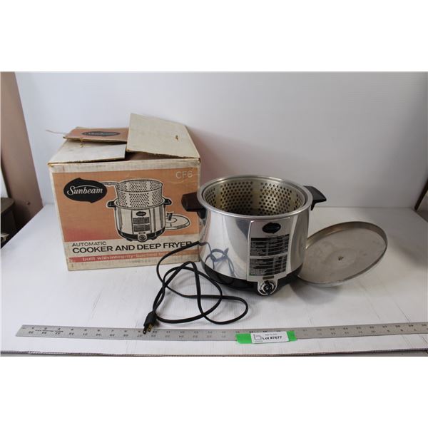 Sunbeam Automatic Cooker and Deep Fryer - Tested Powers On
