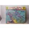 Image 7 : World Map Puzzle 300 Pieces, City Puzzle 1000 Pieces, Historical Jig Map Of Canada Puzzle - All As I
