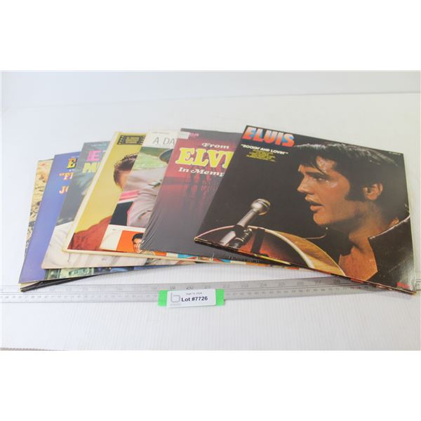 (7) Vinyl Elvis Records