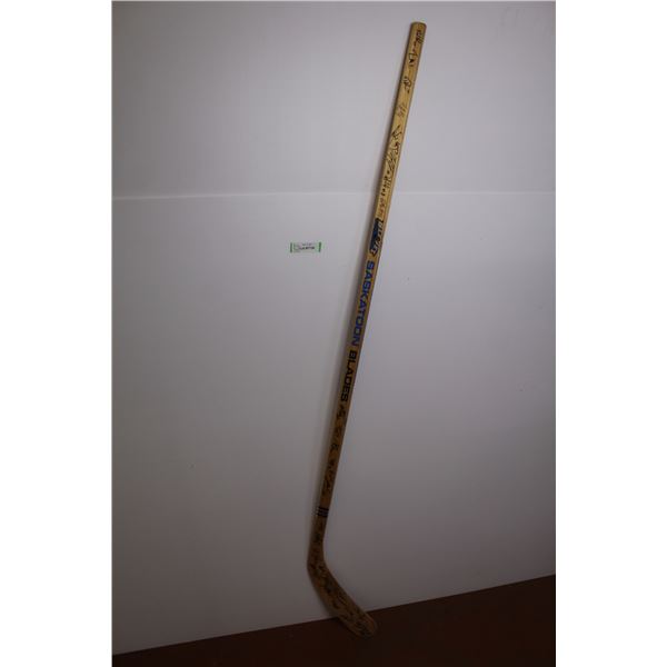 *Saskatoon Blades - Signed Hockey Stick