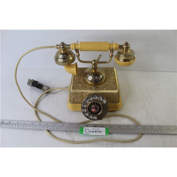 Ornate Rotary Phone Reproduction (Made in Singapore)