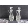 Image 2 : Oil/Vinegar Bottles & (3) Candy Dishes