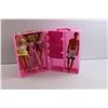 Image 3 : Barbie "Fashion Wardrobe" Carry Case (Holds 8 Dolls) w/ (4) Dolls