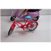 Image 4 : Barbie Car, Bicycle & Scooter w/Doll (As is Condition)