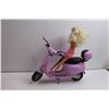 Image 6 : Barbie Car, Bicycle & Scooter w/Doll (As is Condition)