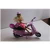 Image 8 : Barbie Car, Bicycle & Scooter w/Doll (As is Condition)