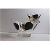 Image 3 : (2) Potato Chip Serving Bowls (One w/Dip Bowl & Stand)