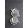 Image 4 : (4 pcs) Glass Cream & Sugar Sets
