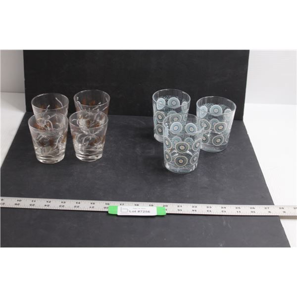 (7 pcs) Vintage Glassware