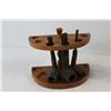 Image 2 : (2) Tobacco Pipe Holders, (9) Tobacco Pipes