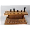 Image 4 : (2) Tobacco Pipe Holders, (9) Tobacco Pipes